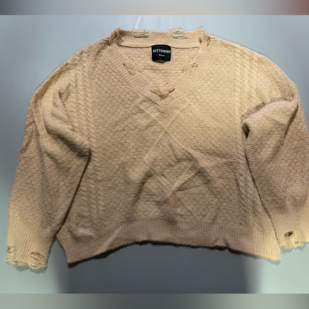 Kittenish Distressed Sweater